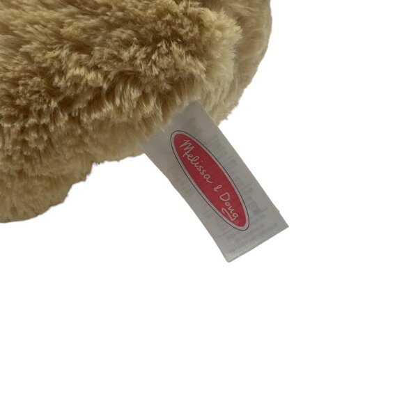 Melissa & Doug Sunny Yellow Labrador Plush Dog Toy Red Bow 11" Stuffed Animal - Picture 2 of 10